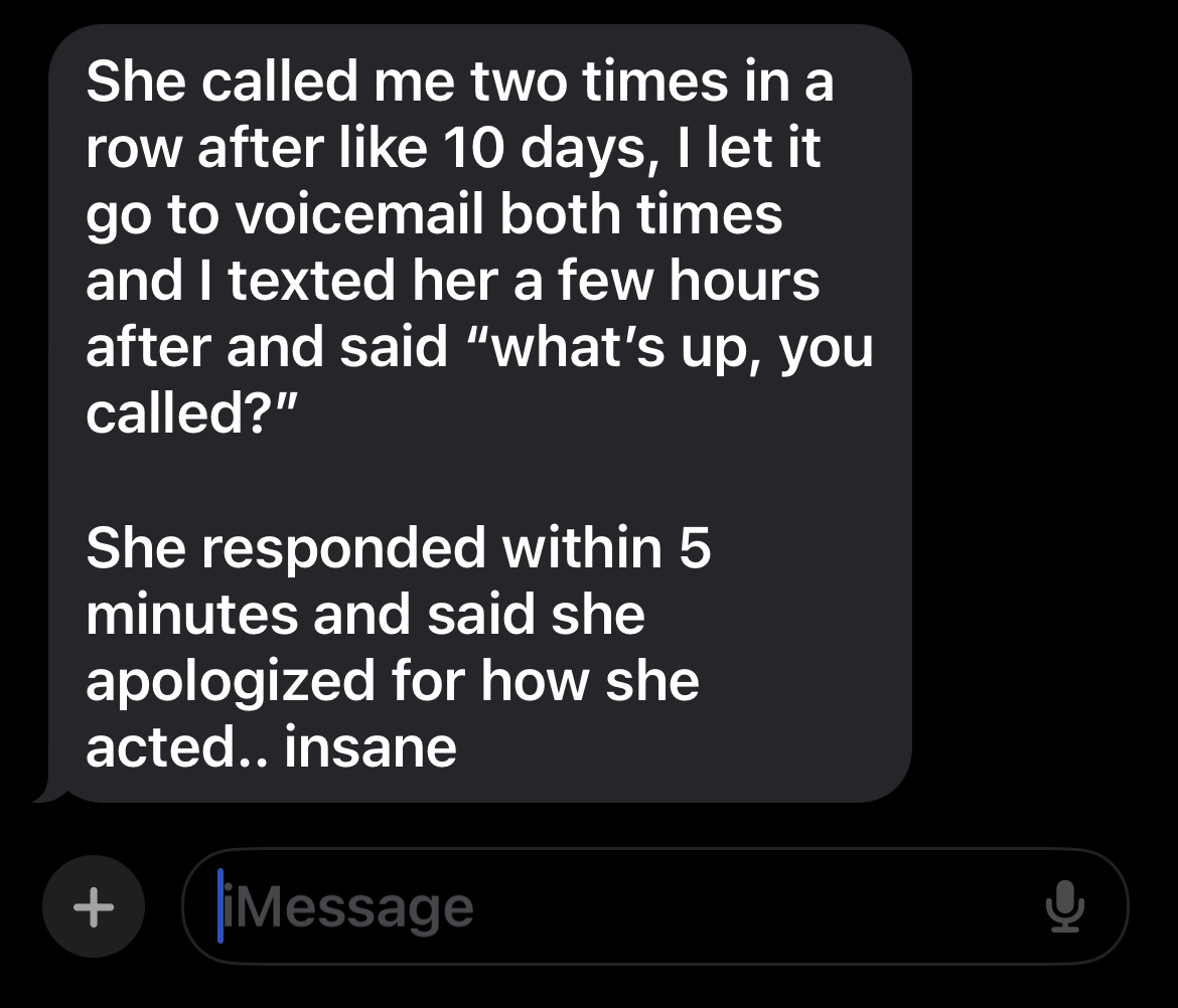 Real text testimonial