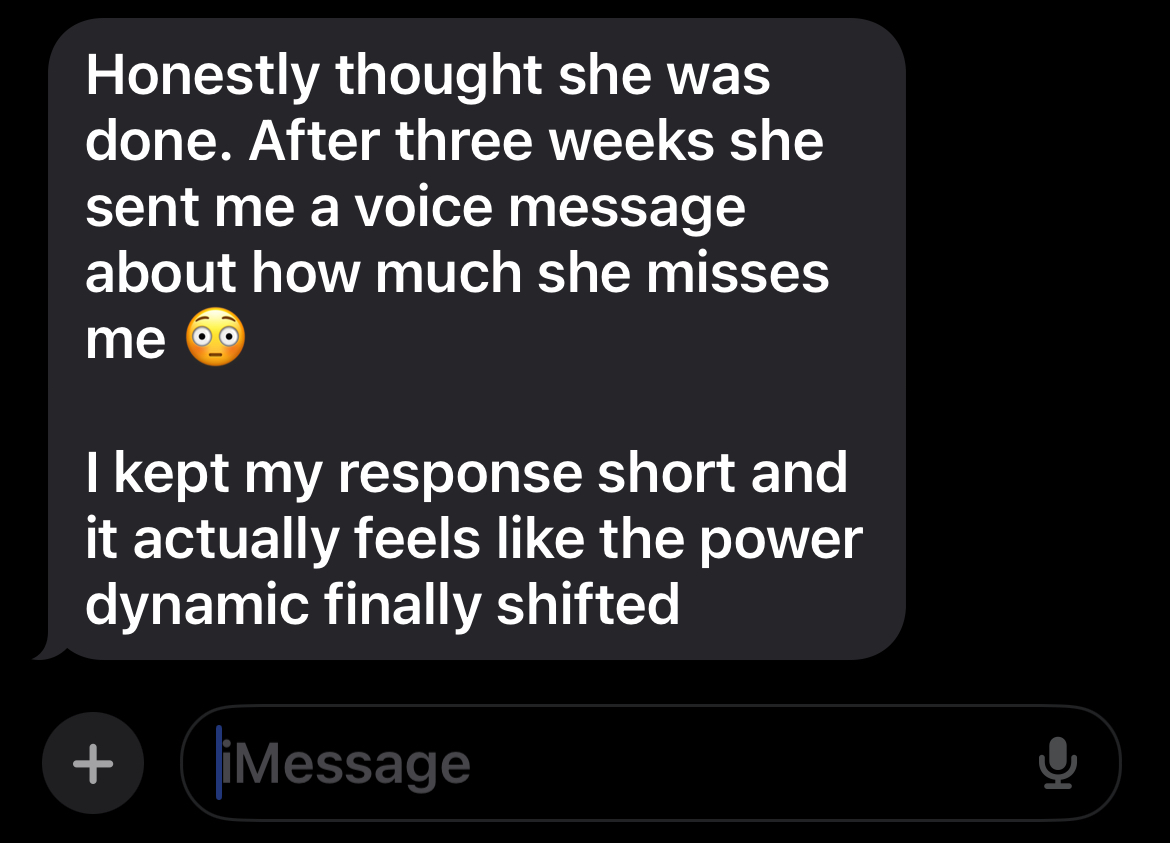 Real text testimonial